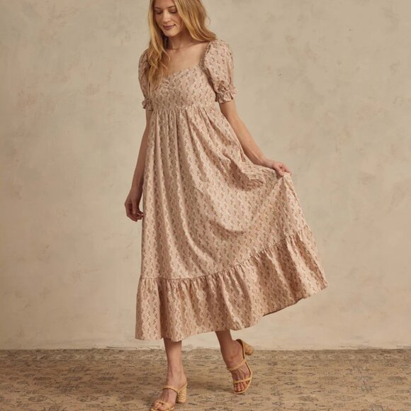 Rylee + Cru Tan Midi Dress - Picture 1 of 3